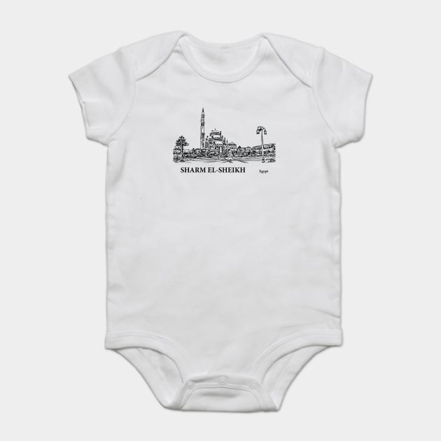 Sharm el-Sheikh Egypt Baby Bodysuit by Lakeric